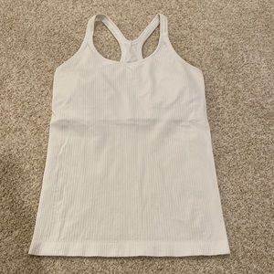 Ebb to Street lululemon tank w built in bra White size 8